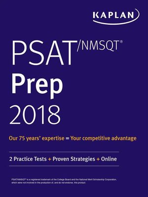 cover image of PSAT/NMSQT Prep 2018